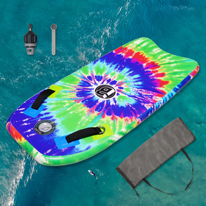 Bodyboard gonflable portable de 48 pouces en PVC, super pliable, avec technologie de couture à marteau, pour enfants - Product Image 4