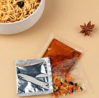 Easy Open Tomato Paste & Mustard Seasoning Packet Fresh Instant Noodles & Mushroom Soup Condiment Sachet/Bag Spicy Beef Flavor