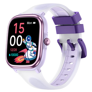 Montre connectée pour enfants HT40, fréquence cardiaque, compteur de pas, musique locale, jeux multiples, livre d'histoires, étanche en profondeur, montre-bracelet pour enfants - Product Image 2
