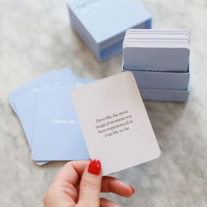 Juegos de cartas de conversación personalizados Deck Get Closer Couple Conversation Cards para parejas/<span class=keywords><strong>amigos</strong></span>/familias - Product Image 4
