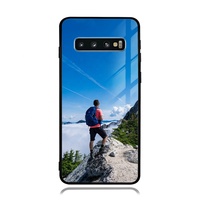 Funda para Teléfono Novelsub S10 Plus de Alta Calidad, Vidrio Templado 2D para Sublimación, Resistente a Impactos y Agua, Diseño de Lujo, 100% Compatible, Color Negro