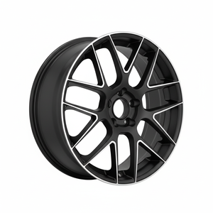 Rines de Turbina Multirradio Forjados a Medida en Negro Mate de 19 y 20 Pulgadas para BMW Serie 5 y Audi A6 - Product Image 1