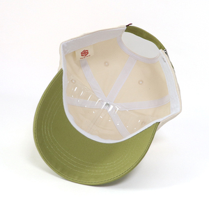 Etiqueta privada personalizada, logotipo bordado personalizado, gorras unisex de dos tonos informales sin estructura, gorras de béisbol con ala curva de algodón de 6 paneles - Product Image 5