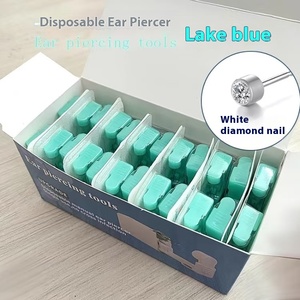 ปืนเจาะหูเอบีเอสแบบใช้แล้วทิ้งอเนกประสงค์เครื่องประดับสแตนเลสที่มีไข่มุกเป็นหินหลักสำหรับงานแต่งงาน - Product Image 6