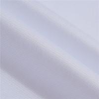 Tissu de chemise de luxe en sergé de coton de bambou tissé, respirant, doux et facile d'entretien, 130 g/m², traité à l'ammoniaque liquide 80/2, pour chemises homme haut de gamme