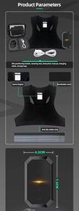 Gilet de suivi d'activité de <span class=keywords><strong>football</strong></span> intelligent avec analyse des performances sportives améliorées, contrôle par application et logo personnalisé, positionnement GPS - Product Image 6