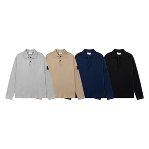 Vente en gros et dropshipping : Sweat à capuche sport d'automne 100% Coton, gris, classique, tendance, décontracté, avec boutons en pierre de luxe, style vintage Island - Product Image 6