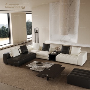 Sofás <span class=keywords><strong>Cama</strong></span> en Forma de <span class=keywords><strong>L</strong></span> de Diseño Italiano, Conjuntos de Sofás para Sala de Estar - Product Image 3