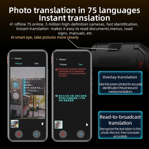 A100 Traductor de Voz Portátil de Dos Vozas, Dispositivo de Traducción Electrónico Inteligente para Negocios - Product Image 4