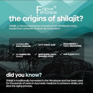 Complément alimentaire personnalisé Shilajit 90 capsules, complément alimentaire pour soutenir la santé des femmes et des hommes, capsules d'extrait de plante Shilajit - Product Image 5