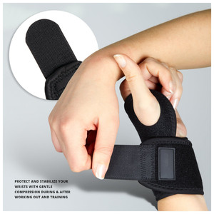Neoprene <strong>Compression</strong> Wrist Brace for Sports Gym Carpal Tunnel Relief with Night Support - Product Image 5