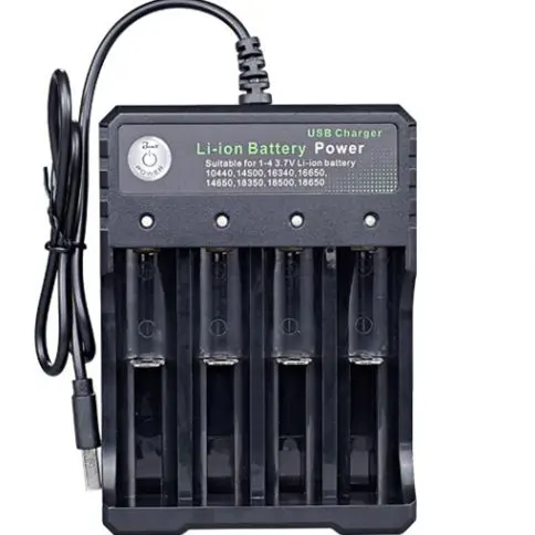 Phổ Battery Charger thông minh Lithium Charger cho 3.7V Pin Có thể sạc lại Li-ion IMR 10440 14500 16340 18650 RCR123A batte