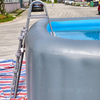 Piscine gonflable en PVC renforcé de 40 mm, résistante aux déchirures, pour usage commercial intensif