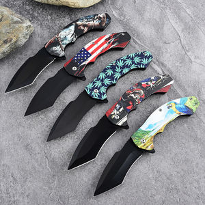 Nouveau couteau en acier inoxydable imprimé en 3D, manche tout en acier, multifonctionnel, pour le camping en plein air, la chasse, la survie, couteau de survie DIY OEM, pointe tombante - Product Image 2