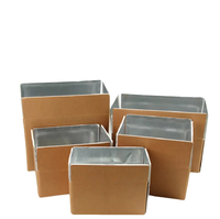 Boîtes isolées de carton de refroidisseur de nourriture pour transporter les propriétés congelées d'isolation thermique de chaîne du froid de viande