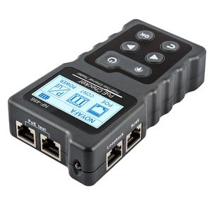 NF-488 LCD PoE Checker ทดสอบเปิดข้ามสั้นสำหรับสายเคเบิล STP/UTP Lan - Product Image 3