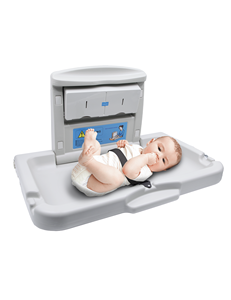 Estación de cambio de bebé comercial, soporte de pared <span class=keywords><strong>para</strong></span> pañales, estación de cambio de bebé plegable/pañales Adopt HDPE materiales seguros <span class=keywords><strong>para</strong></span> bebé - Product Image 1