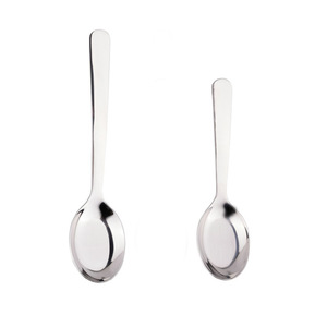 Cuchara para sopa de acero inoxidable 304, cuchara plana para servicio de buffet, restaurante, hotel, uso comercial - Product Image 4