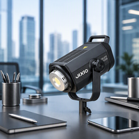Éclairage professionnel à sortie continue 200W, lumière de studio LED bicolore 2700~6500K, 12 effets lumineux, système de refroidissement silencieux par ventilateur