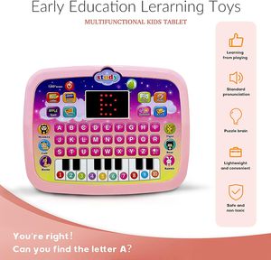 Hot Selling English Learning Machine Toy Tablet <b>Computer</b> Educational Toys Kids Learning LED Screen Battery Plastic Musical Toy - Product Image 3