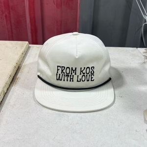 Quanzhou Yuancheng personalizado azul claro boda camionero sombrero invitados 5 paneles bordado Snapback Nombre Fecha escrito cuerda gorra de béisbol - Product Image 6