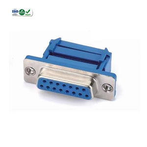 Conector Hembra de 15 Pines DB15 Tipo IDC, Conector de Puerto Serie, Adaptador de Tipo Crimp IDC para Cable, Conector de Cable D-Sub de 15 Pines - Product Image 1