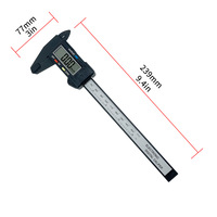 Portable Jewelry Sliding Ruler Gauge Measurement Tool Plastic 0-150mm Caliper Electronic Digital Display Vernier Caliper