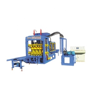 Sử dụng nhà xây dựng PLC động cơ bơm khuôn rung phương pháp QT6-15 khối bê tông Máy Fly Ash cát bánh răng mang cho lát - Product Image 1