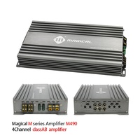 Amplificateur audio de voiture MAGICAL haute performance 12V 4 canaux 90W*4CH Classe AB Fréquence 40-20KHz SNR 91-100dB Garantie 12 mois