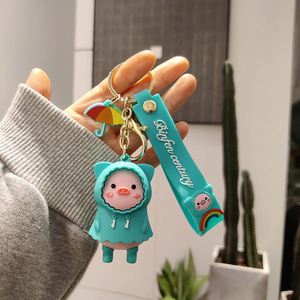 Custom Designer PVC Rubber Light Keychain Pig Farm Kawaii Cartoon Decorations Small Gift <b>Bag</b> <b>Charms</b> Pendant Cute Key Rings - Product Image 5