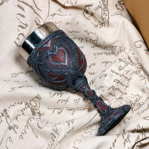 Wowei, бокал для вина с двойным драконом, винный Кубок, креативные европейские ретро-американские пивные чашки - Product Image 6