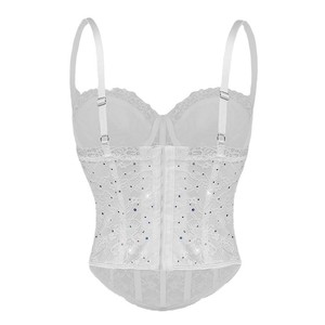 Sexy Fishbone Shapewear corsé de encaje transpirable <span class=keywords><strong>3D</strong></span> anillo de acero Correa adelgazante estampado adelgazamiento Chaleco de pecho Chaleco de mujer - Product Image 2