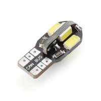 Bombillas LED TCYATO para Autos, Bombilla T10 W5w 5730 8SMD, Luz de Lectura con Decodificación CANBU, Luz de Matrícula, Luz Pequeña