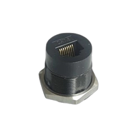 Conector de Panel Tipo D RJ45 WLMK, Conector de Datos Hembra Cat5e/Cat6, Conector de Red para Gabinete/Panel, Aleación de Zinc DIMUD PCB
