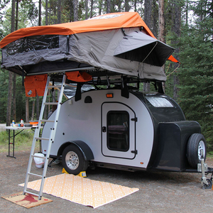 Remolque de caravana de lágrima terrestre de fabricante chino con paneles solares - Product Image 4