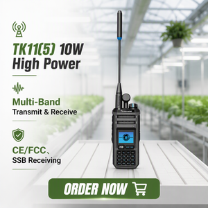 Radio bidirectionnelle populaire QUANSHENG TK11(5) 10W FCC CE Intercom multi-bandes <span class=keywords><strong>VHF</strong></span> <span class=keywords><strong>UHF</strong></span> <span class=keywords><strong>HF</strong></span> <span class=keywords><strong>Émetteur</strong></span>-<span class=keywords><strong>récepteur</strong></span> amateur - Product Image 3