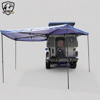 Huntoo – Camping-car économique pour camionnette, camping-car pour benne de pick-up, camping-car escamotable pour pick-up, idéal pour l'extérieur