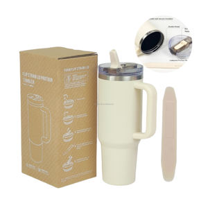 Personnalisé 2025 les rayures bleues les rayures jaunes Summer Vibes New S Oasis Collection Cabana Striped 40oz Cup - Product Image 2