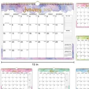 <b>Table</b> Calendar Customized Creative Double Coil Hand Tear One-way Page Flip Pattern Cross-border Masun YOCircle - Product Image 2