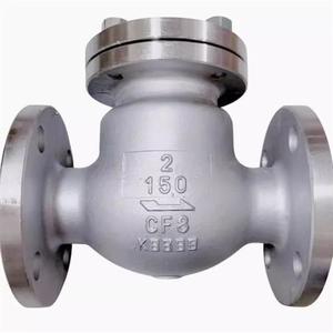 Válvula de Retención Rotatoria de Acero Inoxidable Estándar Japonés de 150LB, 300LB y 600LB con Conexión de Brida - Product Image 1