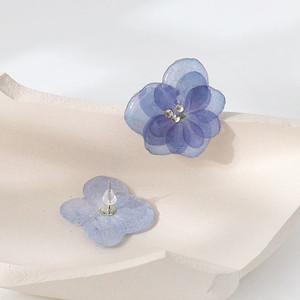 Migliori regali di compleanno, gioielli di moda, orecchini fatti a mano con vere ortensie naturali essiccate, orecchini con fiori in resina per donne e ragazze - Product Image 6