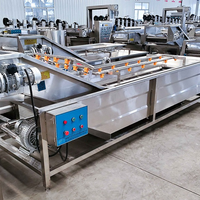 LWT Automatische Grote Knoflookverwerkingsmachine Reiniging Breken Schillen Sorteren Groente Fruit Drooglijn Friteuse Hoog