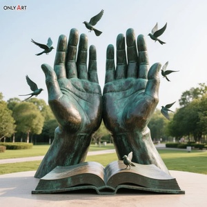 Estatua abstracta <span class=keywords><strong>de</strong></span> latón <span class=keywords><strong>de</strong></span> metal fundido a mano, moderna y grande personalizada, escultura <span class=keywords><strong>de</strong></span> bronce <span class=keywords><strong>de</strong></span> mano y Paloma para decoración <span class=keywords><strong>de</strong></span> paisaje <span class=keywords><strong>de</strong></span> parque urbano - Product Image 3