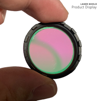 Lensa Cembung Penglihatan Malam Profesional Optik PVS-14 Pelindung Laser Lapisan Anti-Reflektif Transmisi Cahaya Tinggi OEM/ODM