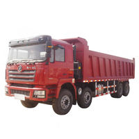En stock, Shacman F3000 8*4 12 roues, camion benne Euro 2 d'occasion, le plus grand camion benne