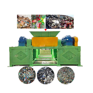 Broyeur de déchets à double arbre haute efficacité, concasseur industriel pour la gestion des déchets - Product Image 1
