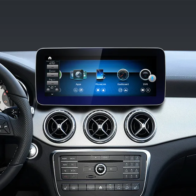 Untuk Mercedes 10.25Inch IPS Layar Mobil Android 10.0 Multimedia untuk Benz CLA C117 X117 2013 2014 2015