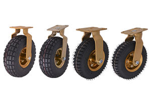 Pneumatisches Lenkrad 250 mm Durchmesser Hochleistungs-HD-Lenk rollen All Terrain/Offroad-Lenkräder - Product Image 4