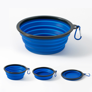 Bol pour animaux de compagnie en TPE avec logo personnalisé, pliable, pour chien/chat, randonnée en plein air - Product Image 5