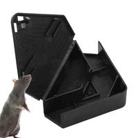 Station d'appât pour souris réutilisable, écologique, en forme de triangle, piège à rongeurs pour la lutte antiparasitaire intérieure et extérieure